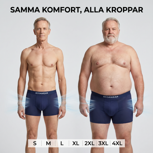 EcoaWear Bambukalsonger Herr 12-pack